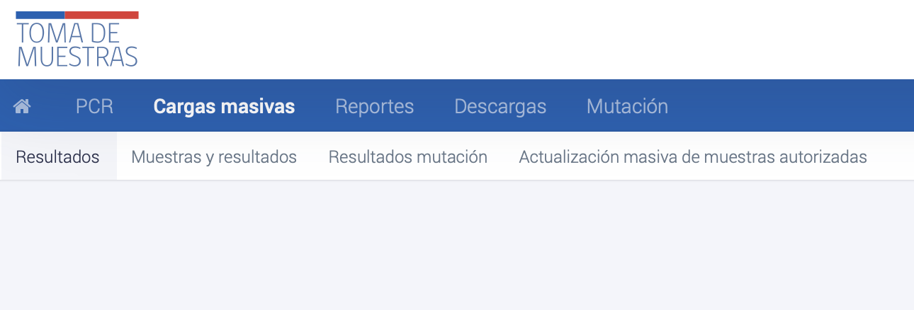 Imagen de referencia: Cargas masivas